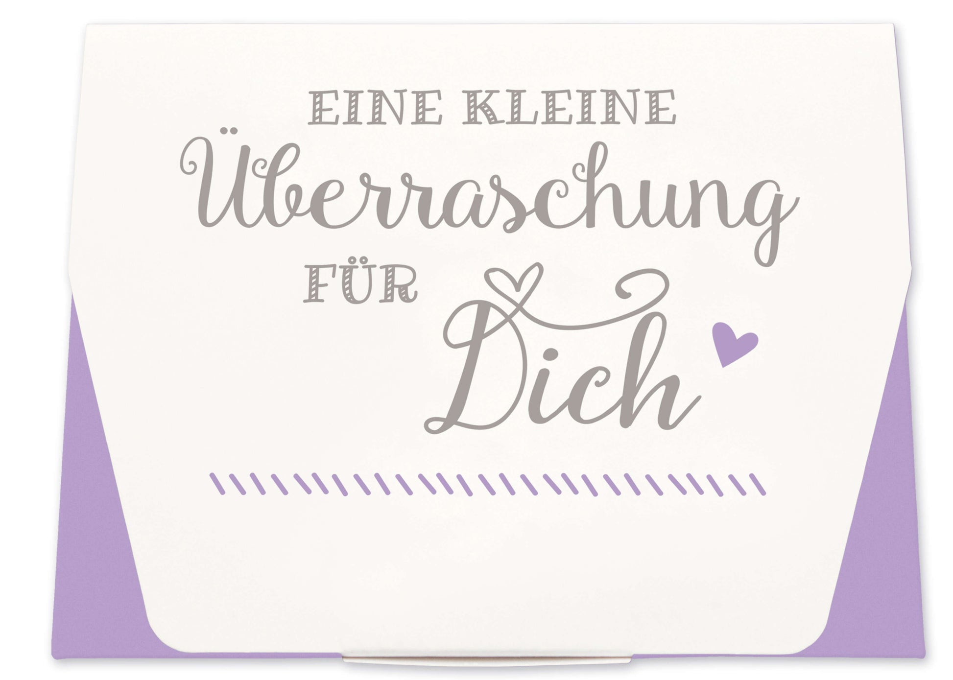 Geschenkschachtel für Gastgeschenk Hochzeit flieder lila