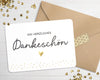 Karte "Ein herzliches Dankeschön" mit Briefumschlag mit Herz