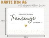 Karte "Möchtest Du mein Trauzeuge werden?" mit Briefumschlag Maße DIN A6