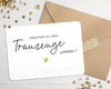 Karte "Trauzeuge" mit Briefumschlag mit Herz
