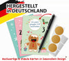 Rubbeladventskalender Bestandteile